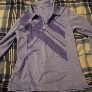 Adidas climalite 3/4 zip pullover.